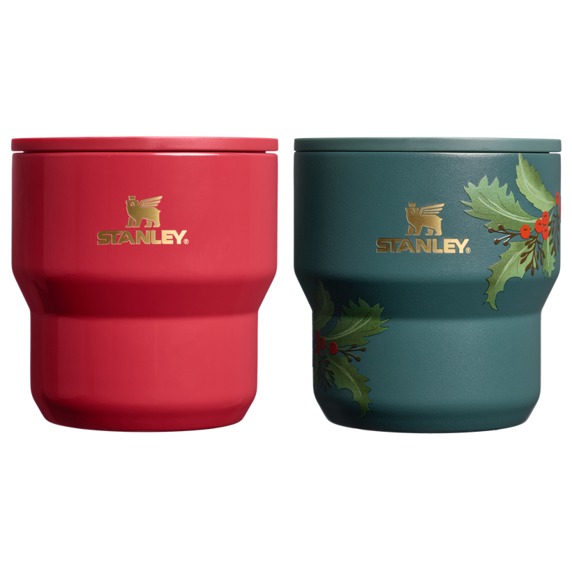 The Cheers & Cheer Stay-Hot Stacking Cup 2-Piece Set - Daily Pick