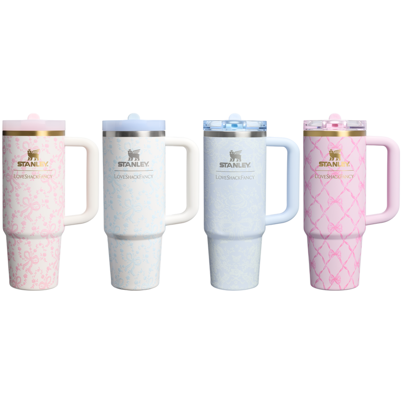 Stanley 1913 x LoveShackFancy Holiday The Quencher ProTour Set 4-pack - Outdoor Carry